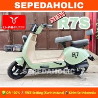 Gambar Sepeda Motor Listrik UWINFLY REDFISH 7 / RF 7 / RF7 500 Watt - Merah, UWINFLY R7S NEW dari Sepedaholic undefined 4 Tokopedia