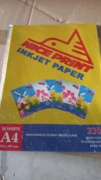 Gambar Nice Print Professional Glossy Inkjet Photo Paper A4 230 gsm isi 20 dari Gottemall Store undefined 2 Tokopedia