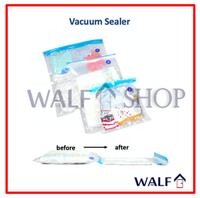 Gambar WALF Vacuum Bag/Plastik Vakum/Kantong Kedap Udara Makanan (isi 10) - 30x34cm dari WALF Shop undefined 2 Tokopedia