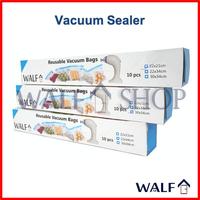 Gambar WALF Vacuum Bag/Plastik Vakum/Kantong Kedap Udara Makanan (isi 10) - 30x34cm dari WALF Shop undefined 4 Tokopedia