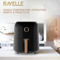 Gambar RAVELLE Air Fryer RAF 300 Menggoreng / Goreng Tanpa Minyak 3L Low Watt - Onyx Black, Oke Bubble Wrap dari BT Electronic undefined 5 Tokopedia