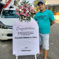 Gambar papan ucapan selamat dari Johnztyflorist undefined 2 Tokopedia