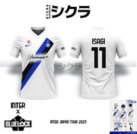 Gambar BLUE LOCK X INTER COLABORATION JERSEY INTER MILAN AWAY 2023 Anime - ATASAN, XL dari Sicrastore undefined 2 Tokopedia
