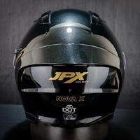 Gambar JPX HELM NOVA X V2 SOLID BLACK METALIC - DOUBLE VISOR - M dari KOMANDO HELM undefined 4 Tokopedia