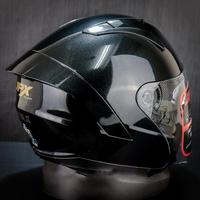 Gambar JPX HELM NOVA X V2 SOLID BLACK METALIC - DOUBLE VISOR - M dari KOMANDO HELM undefined 5 Tokopedia