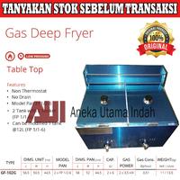 Gambar Gas Deep Fryer Getra GF 102G / Deep Fryer Gas 2 Tank Low Pressure - + PACKING KAYU dari Aneka Utama Indah undefined 1 Tokopedia