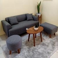 Gambar Set Sofa Ruang Tamu Minimalis Jepara Busa Empuk Untuk Ruang Tamu Kecil dari Catra Mebel undefined 2 Tokopedia