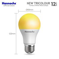 Gambar Lampu LED Hannochs 12w 12 Watt TRICOLOR (3 warna) TRICOLOUR dari puncak sejahtera undefined 3 Tokopedia