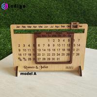 Gambar Kalender Kayu Sepanjang Masa /Calendar Abadi Aesthetic - model B dari PERCETAKAN INDIGO undefined 1 Tokopedia