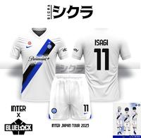 Gambar BLUE LOCK X INTER COLABORATION JERSEY INTER MILAN AWAY 2023 Anime - ATASAN, XL dari Sicrastore undefined 1 Tokopedia