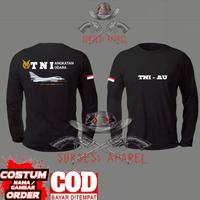 Gambar kaos tni au lengan panjang/angkatan udara - Putih, M dari SUKSESS APPAREL undefined 1 Tokopedia