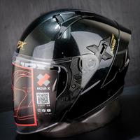 Gambar JPX HELM NOVA X V2 SOLID BLACK METALIC - DOUBLE VISOR - M dari KOMANDO HELM undefined 1 Tokopedia