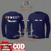 Gambar kaos tni au lengan panjang/angkatan udara - Putih, M dari SUKSESS APPAREL undefined 2 Tokopedia