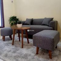 Gambar Set Sofa Ruang Tamu Minimalis Jepara Busa Empuk Untuk Ruang Tamu Kecil dari Catra Mebel undefined 3 Tokopedia