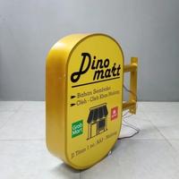 Gambar NEON BOX bentuk oval Ukuran 60cm x 40cm - 2 sisi dari Akrilik Bekasi_NEW undefined 2 Tokopedia