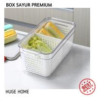 Gambar Kotak Penyimpanan Kulkas Kecil Pengawetan Pembekuan Buah Sayur Premium dari Huge Home undefined 1 Tokopedia