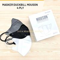 Gambar Masker Duckbill Mouson 4Ply Hitam Putih Warna Per Box Isi 50 Pcs - Duckbill Mouson Hitam 4ply dari Jaya Makmur Mapan undefined 2 Tokopedia