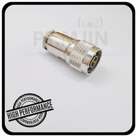 Gambar Konektor N Male Clamp LMR400 RG8 High Quality  Suhner dari PT.MJIN undefined 3 Tokopedia