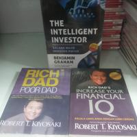 Gambar PAKET 3 BUKU THE INTELLIGENT INVESTOR RICH DAD POOR DAD INCREASE YOUR dari BIALAH STORE undefined 1 Tokopedia