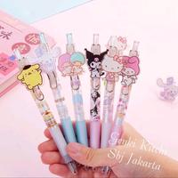 Gambar Pulpen gel pen Kuromi Sanrio ballpoint alat tulis 0.5mm stationery - 1 bh kuromi dari Sbj-Jakarta undefined 5 Tokopedia