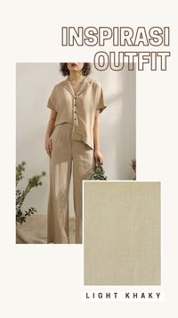 Gambar Kain Katun Premium Linen Look Ramsey 0.5 Yard - Abu-abu dari Tama MST undefined 2 Tokopedia