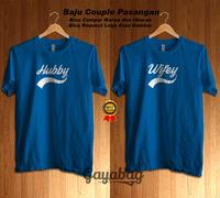 Gambar tshirt kaos baju couple pasangan suami istri hubby wifey02 best seller dari Gayabag Only undefined 5 Tokopedia