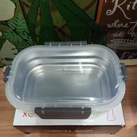 Gambar Kotak Tempat Bekal Nasi  Stainless LUNCH BOX " LUNCYK" dari Supreme8com undefined 3 Tokopedia