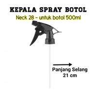 Gambar CLARTE Head Sprayer Kepala Spray Botol Trigger 500ml 12 Pcs Tahan Chemical Hitam Putih Nozzle Acid-Proof Replacement - Putih dari clartedetailingtools undefined 3 Tokopedia