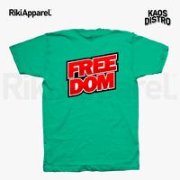 Gambar KAOS FREEDOM KAOS UNIQUE - RIKI APPAREL SABLON DTF - Hitam, L dari Riki Apparel Official undefined 2 Tokopedia