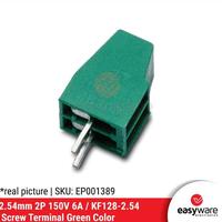 Gambar KF128-2.54 mm 2P 2 Pin Screw Terminal Block 2.54mm 150V 6A KF128 Kecil dari Ageliminsaustore undefined 2 Tokopedia