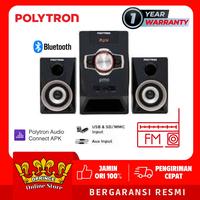 Gambar POLYTRON PMA9321 Multimedia 9321 Bluetooth Speaker Radio PMA 9321 /B - PLASTIK WRAPPIN dari DPRINCE undefined 1 Tokopedia