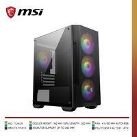 Gambar MSI MAG FORGE M100A | Mid Tower mATX PC Case with Acrylic Side Panel dari Nano Komputer undefined 1 Tokopedia