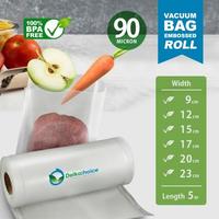 Gambar PLASTIK VACUUM EMBOSSED VAKUM EMBOS VACUM ROLL EMBOSS DELKOCHOICE 20X5 - TRANSPARAN, 20CM X 5M dari Sipacking Store undefined 2 Tokopedia