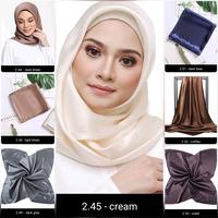 Gambar Syal Scarf Satin 90 x 90 F4S Polos Segi Empat Saten Persegi Sateen dari Palastri Shop undefined 1 Tokopedia