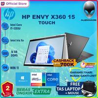 Gambar HP ENVY X360 15 TOUCH I7 1255 16GB 1TB RTX2050 4GB W11 15.6FHD IPS - Unit Only, 16GB/512 SSD dari ALIENWARE GAMING STORE undefined 1 Tokopedia