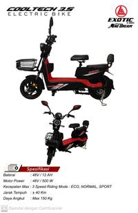 Gambar SEPEDA LISTRIK PACIFIC COOLTECH 3.5 14 X 2.50 E-BIKE EBIKE - RED BLUE dari alphabike undefined 3 Tokopedia