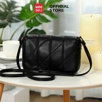 Gambar [DISKON 50%] MINISO Tas Selempang Handbag Tas Tangan Rantai Berlapis Kain Lembut - Apricot-Chain dari minisoshopid undefined 4 Tokopedia