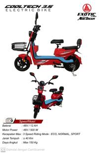 Gambar SEPEDA LISTRIK PACIFIC COOLTECH 3.5 14 X 2.50 E-BIKE EBIKE - RED BLUE dari alphabike undefined 1 Tokopedia