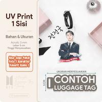 Gambar Custom Luggage Tag UV Print Foto Gantungan Tas Travel Tag Souvenir - Custom, 12cm dari idekita undefined 5 Tokopedia