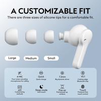 Gambar QCY T13 TWS Earphone Headset Bluetooth Wireless Earbuds Alt T5 T17 T20 - Putih dari Tech Cube Store undefined 4 Tokopedia