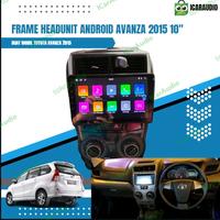 Gambar Frame Headunit Android  9 / 10 inch Toyota Avanza 2012 - 2021 Oem Look Instalasi Aman Lubang AC Original floating - 10" dari ICarAudio undefined 1 Tokopedia