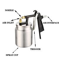 Gambar Alat Semprotan Cat Paint Spray Gun 2.0mm Nozzle 500ml dari BudgetGadget undefined 5 Tokopedia
