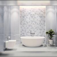 Gambar Roman Keramik Wall Tile dMortaro (Geometric,Grigio) size 30x90 dari Home.Keramik undefined 3 Tokopedia