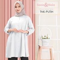Gambar Tunik Wanita Sasie&Nala Katun Rayon Twill Adem dan Berkualitas - Navy, S dari Ofissio Store undefined 4 Tokopedia