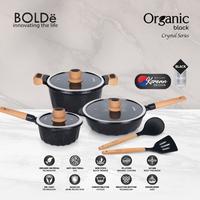 Gambar BOLDE PANCI SET/BOLDE SUPER PAN SET ORGANIC BLACK SERIES isi 8 Pcs dari TOKO JAWA ELECTRIK undefined 3 Tokopedia