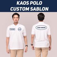 Gambar Kaos Polo Shirt Custom Sablon DTF - CUSTOM2, PENDEK dari gs bordir depok undefined 1 Tokopedia