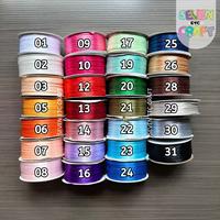 Gambar Pita Satin 1/8 inch 0,3 cm - 19. Tosca dari Seven Etc Craft_NEW undefined 1 Tokopedia