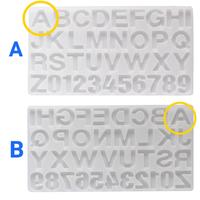 Gambar Cetakan silikon cetakan resin huruf Alphabet abjad - A dari Daeniqstuff undefined 2 Tokopedia