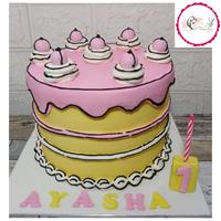 Gambar Kue Ulang Tahun Komik / Comic Cake / Drawing Cake / Kue Ultah Komik dari @CAHAYASTORE14 undefined 1 Tokopedia