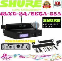 Gambar Shure SLXD24/BETA 58 Microphone Wireless Handheld Original dari TOKOAUDIOPRO undefined 1 Tokopedia